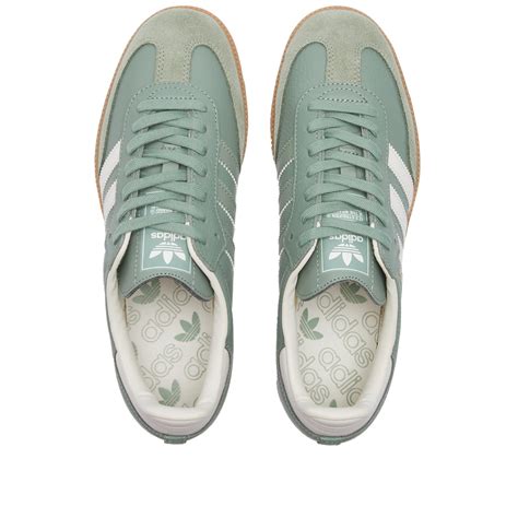 Adidas Samba OG W Silver Green & Chalk White | END. (AT)