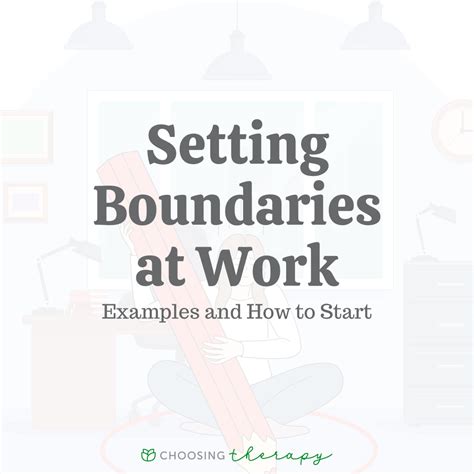 How to Set Healthy Boundaries at Work