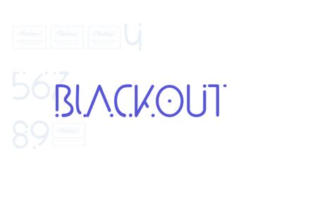 Blackout - Font Free Download