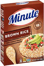 Minute® - Brown Rice - We can help.®