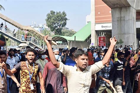 Violent Bangladesh garment protests shut hundreds of factories | Borneo Bulletin Online