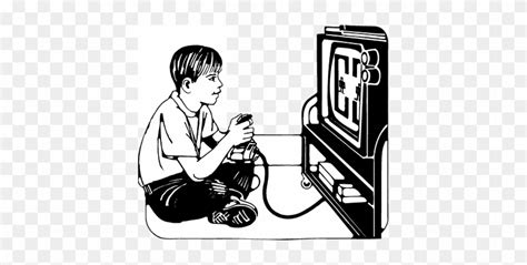 Computer Games Clipart Black And White