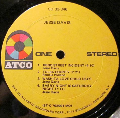 Jesse Ed Davis - Jesse Davis - Used Vinyl - High-Fidelity Vinyl Records ...