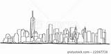 Houston Skyline Coloring Page Pages sketch template