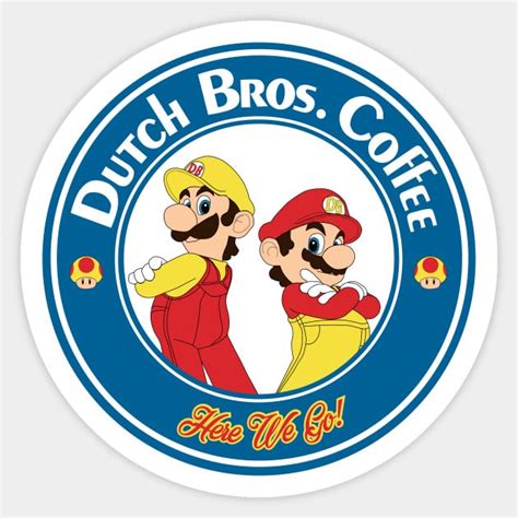 Dutch Bros Coffee Decal Laptop Decals Stickers | Custom Made In the USA | Fast Shipping