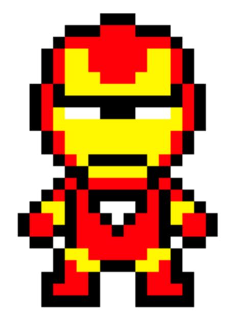 Iron man pixel art by NimoweryTheKing on DeviantArt