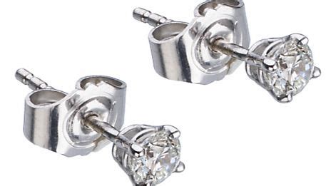 18ct gold diamond stud earrings
