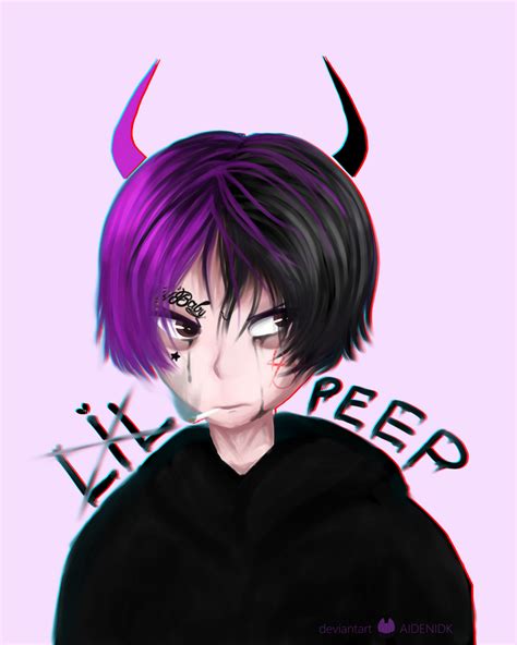 Lil Peep by AIDENIDK on DeviantArt