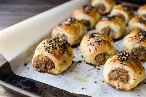 Caramelized Apple and Fennel, Pork Sausage Rolls | The Flavor Bender