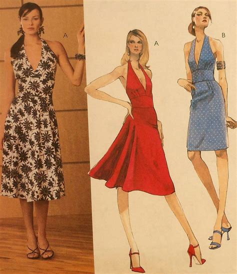 Halter Dress Sewing Pattern UNCUT McCalls 3583 Sizes 4-10 Club | Etsy ...