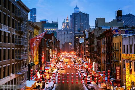 Chinatown from Manhattan Bridge, Lower Manhattan, - Chinatown from Manhattan Bridge, Lower ...