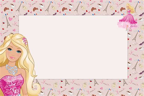 Barbie Name Tag Template Printable - Printable Templates Free