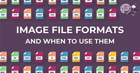 Image File Formats in Graphic Design and When to Use Them