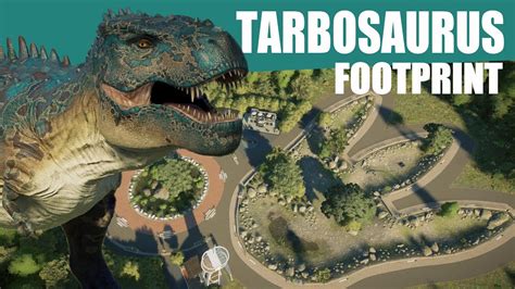 TARBOSAURUS FOOTPRINT habitat | Jurassic World Evolution 2 Cretateous Predator Pack speedbuild ...