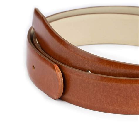 Buy Reversible Leather Strap For Belt Brown Light Gray | Capo