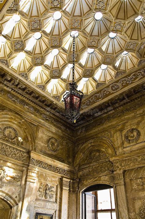 Dolmabahce Palace Interior, Istanbul Stock Photo - Image of arabic ...