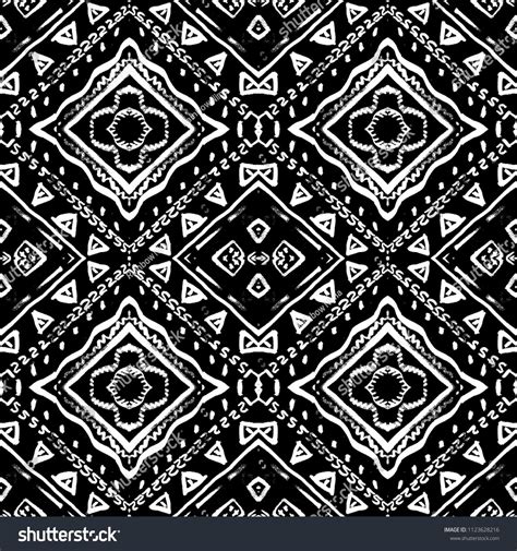 Sketsa Batik Parang Hitam Putih