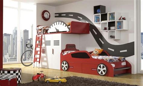 Car bunk beds | Jungenzimmer, Kinder zimmer, Kinderschlafzimmer