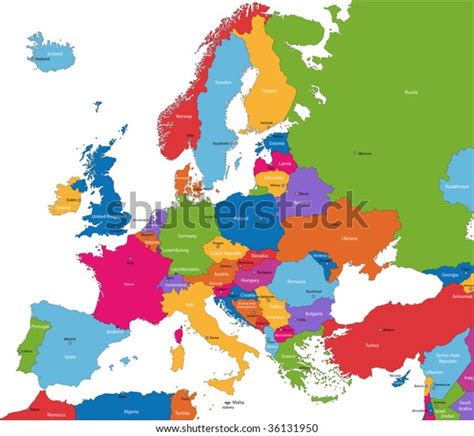 61,889 Map Europe Capitals Images, Stock Photos & Vectors | Shutterstock