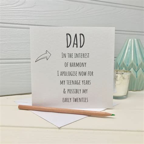 Funny Birthday card For Dad Daddy Father Poem From Son From Daughter Funny Card | Dad birthday ...