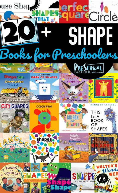 25 Shape Books for Preschoolers