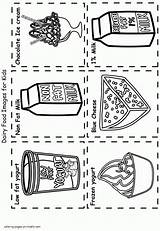 Healthy Food coloring Book Dairy  COLORING PAGES PRINTABLECOM sketch template