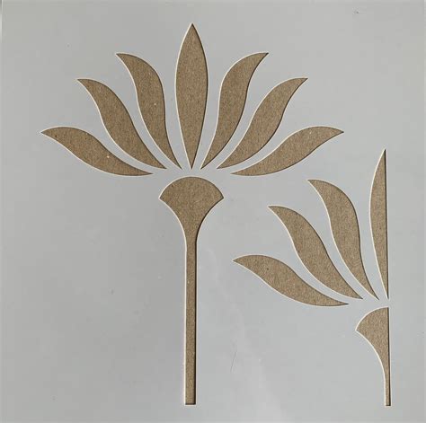 Reusable Stencils - Flower design 3 - Mrs Sew N Sew Shop