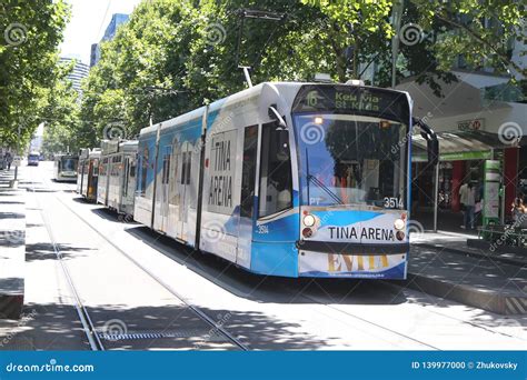 Modern Melbourne Tram the Famous Iconic Transportation in the Town Editorial Image - Image of ...