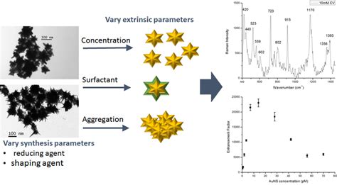 Scheme 1. Study of various parameters to tune the SERS enhancement ...