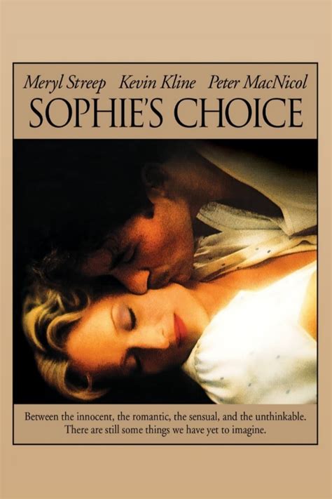 Sophie's Choice (1982) - Posters — The Movie Database (TMDB)