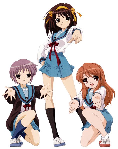 Haruhi Suzumiya (Render #3) by iEmelien on DeviantArt