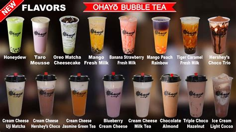 Ohayo Bubble Tea New Flavors | You'll definitely love Ohayo Bubble Tea's New Flavor Selection ...