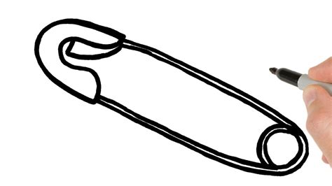 Safety Pin Drawing