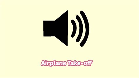 Airplane Take-off Sound Effect - YouTube