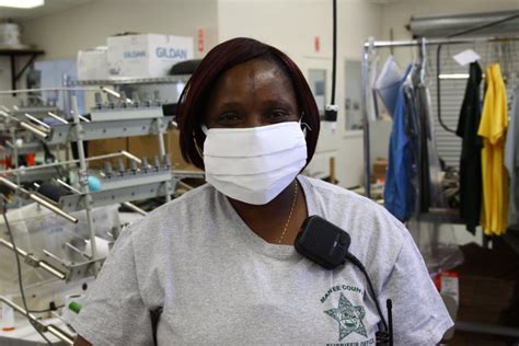 Manatee County Jail inmates, deputies sew masks for first responders ...