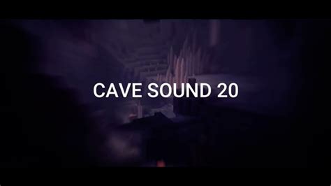 Minecraft 1.17 new cave sounds and ambience [caves & cliffs] - YouTube