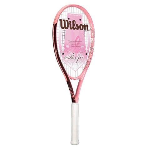 tennis racket wilson: Wilson Hope Tennis Racket - Pink (4-3/8")