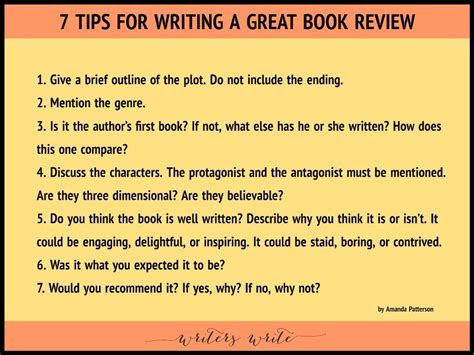 How to Write a Book Review - TaniyaewaKlein