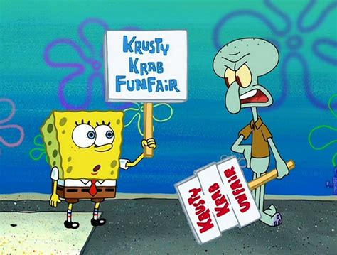 Squid on Strike/Sandy, SpongeBob, and the Worm (2001)