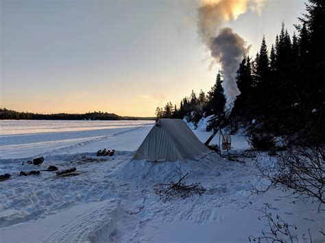 Winter in the Boundary Waters Canoe Area Wilderness : r ...