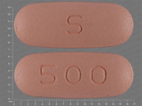 S 500 Pill Pink Capsule/Oblong 17mm - Pill Identifier