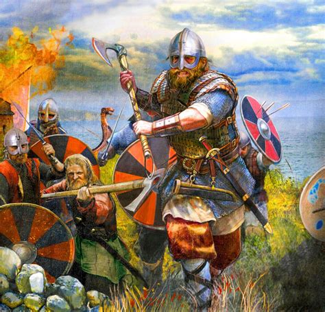 Image of Viking raiders Medieval Period, Medieval Art, Medieval Fantasy, Art Viking, Viking ...