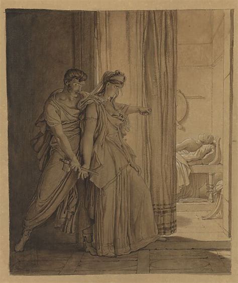 Pierre Narcisse Guérin | Clytemnestra Hesitating before Striking ...