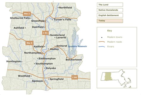 Map of Connecticut River Valley