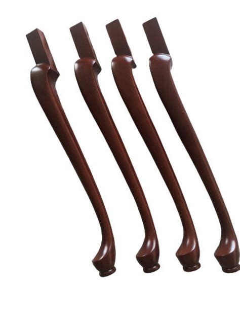 Cherry Queen Anne Solid Wood Furniture Legs - Etsy