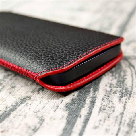 iPhone 13 Pro Max Genuine Leather Pouch Case