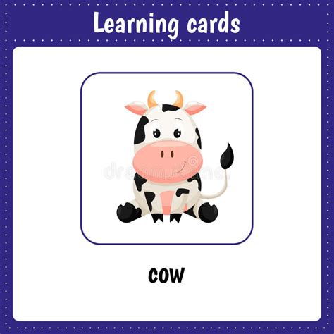 Cow Flashcard Stock Illustrations – 81 Cow Flashcard Stock Illustrations, Vectors & Clipart ...