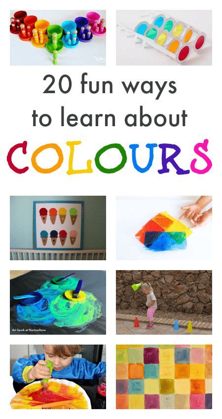 20 fun ways to learn about colours - NurtureStore | Preschool color ...