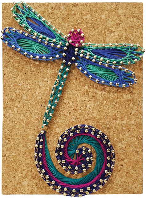 Pretty Twisted String Art DIY Kit-Dancing Dragonfly - Walmart.com