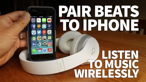 How to Pair Beats Wireless Headphones to iPhone – Beats Solo 2 Bluetooth Connection - YouTube